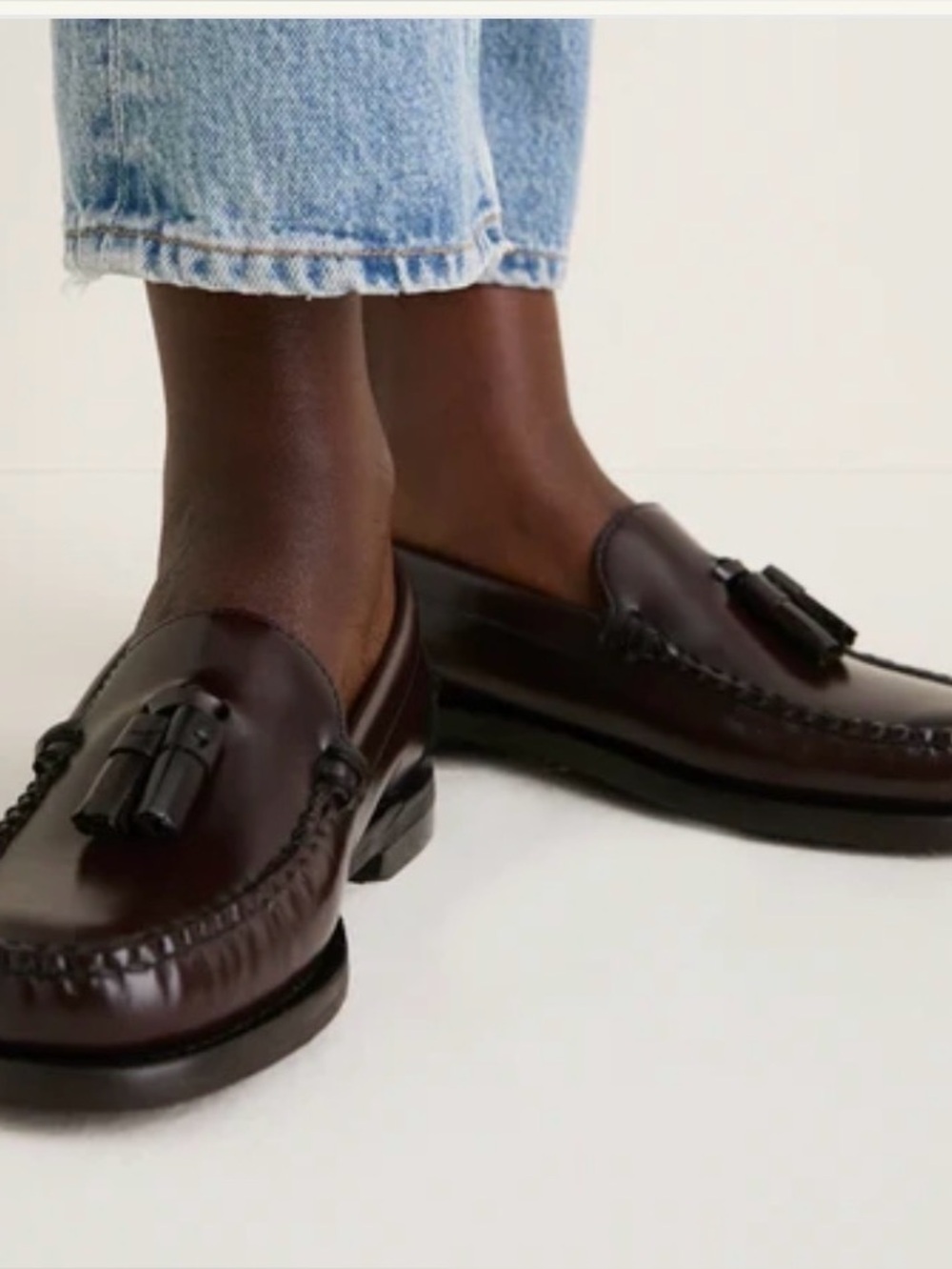 G.H. Bass Co. Black Tassle Loafer